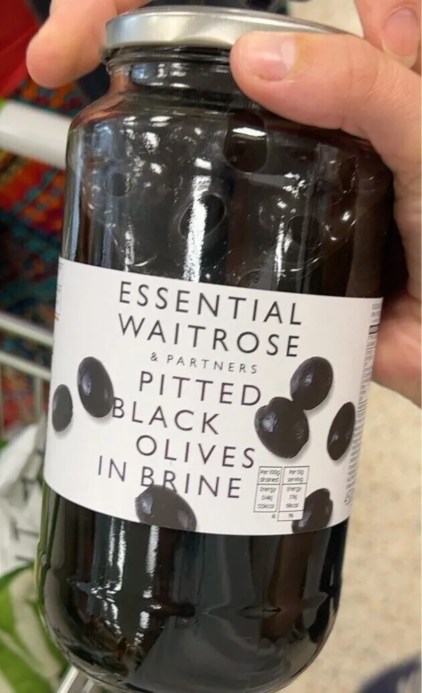 Pitted Black olives in brine