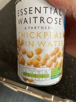 Chickpeas in water