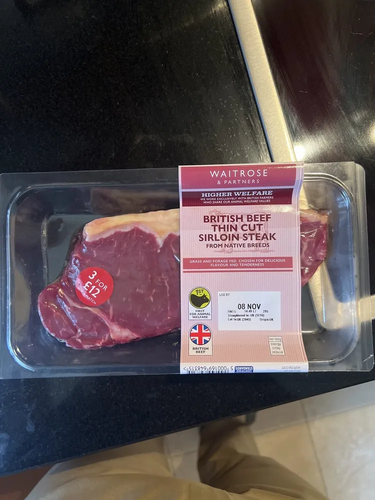 British Sirloin Steak