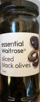 Essential waitrose sliced black olives