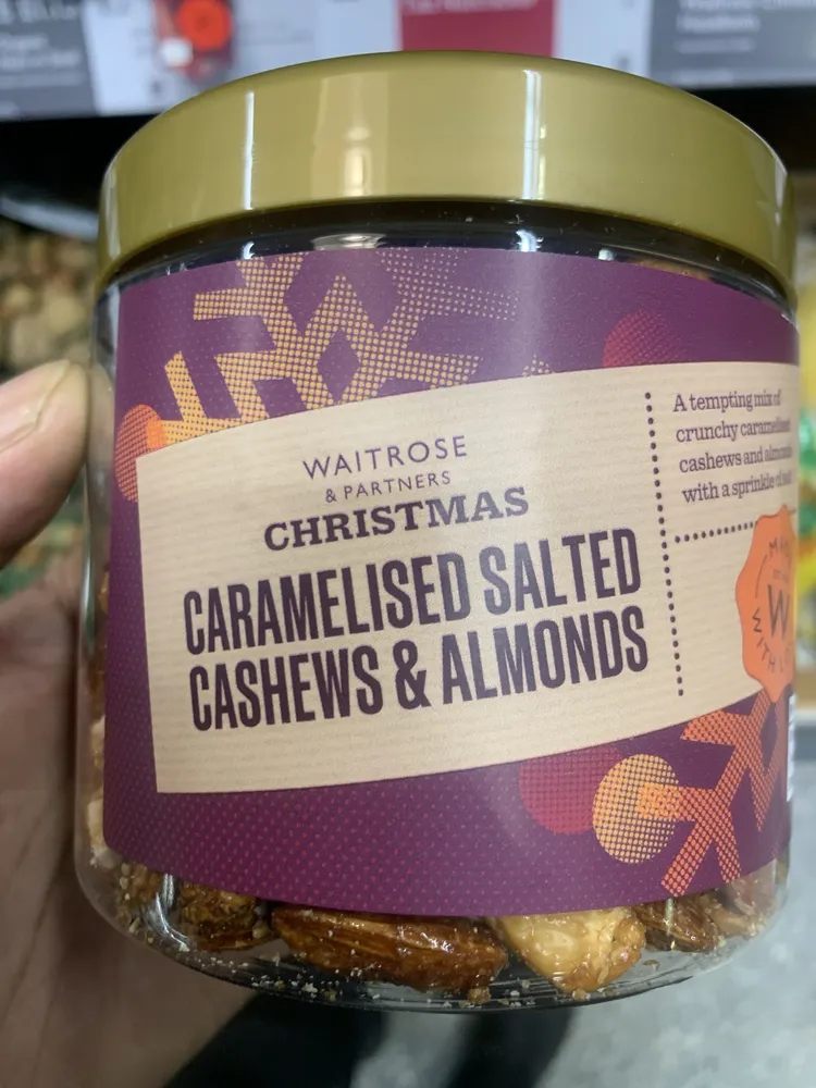 caramelised salted cashews & almonds
