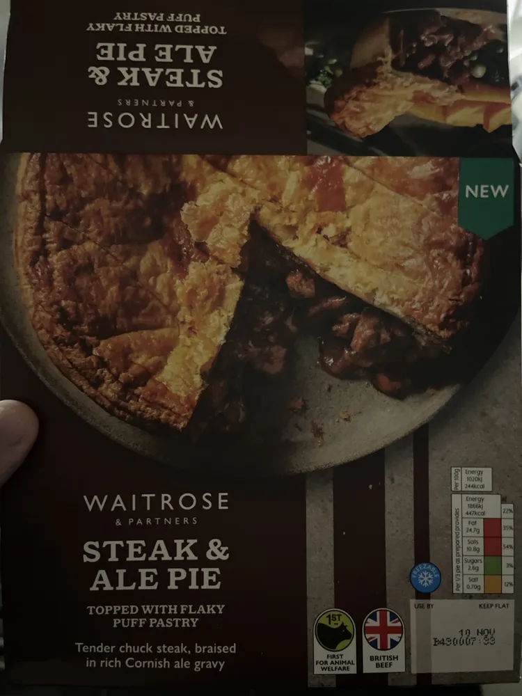 Steak & ale pie