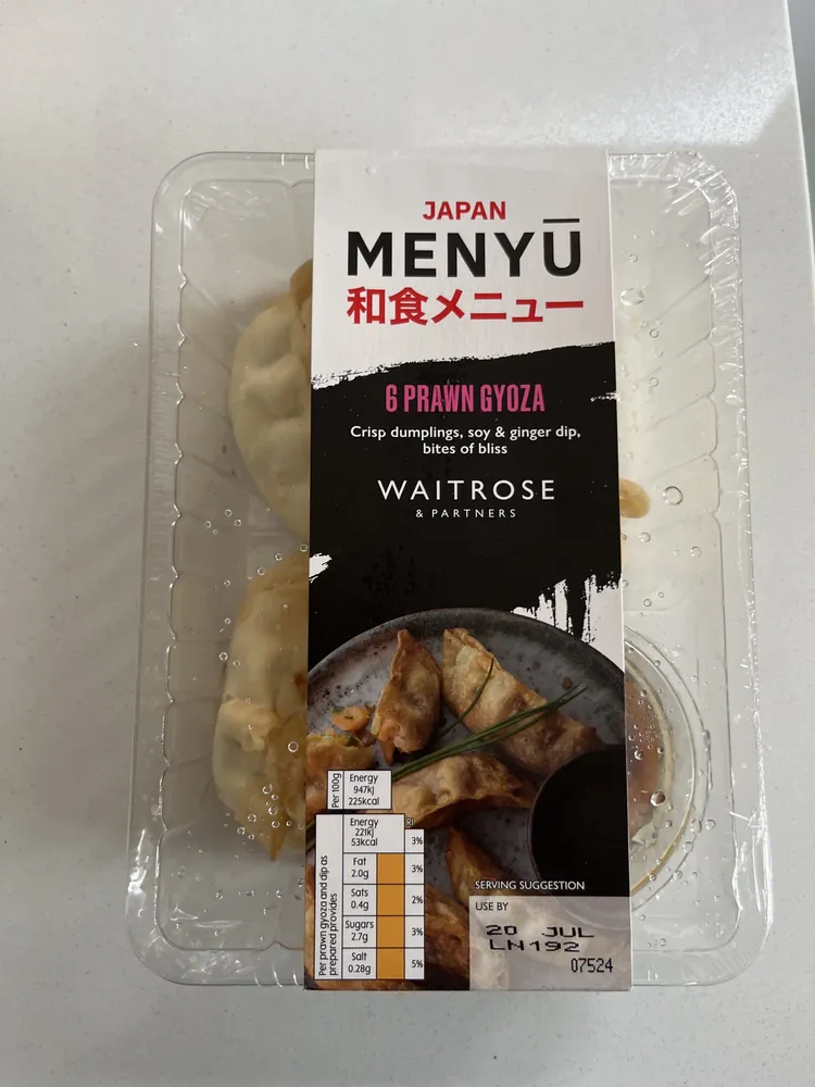 6 Prawn Gyoza