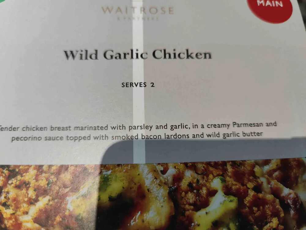 Wild garlic chicken