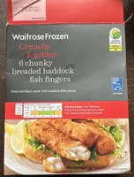 Chunky breaded haddock fish fingers
