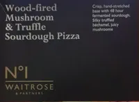 Wood-fired Mushroom & Truffle Sourdough Pizza