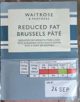 Reduced Fat Brussels Pate