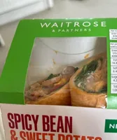 Spicy Bean & Sweet Potato Wrap