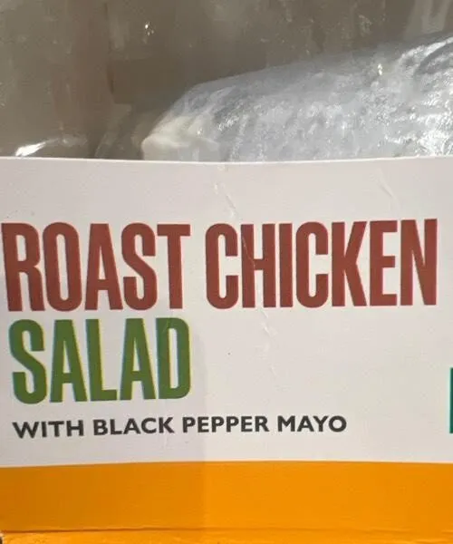 ROAST CHICKEN SALAD WITH BLACK PEPPER MAYO