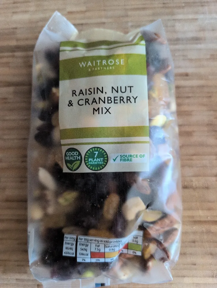 Raisin, Nut & Cranberry Mix