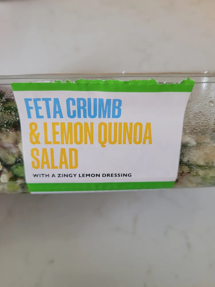 Feta Crumb & Lemon Quinoa Salad