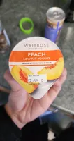 Peach low fat yogurt
