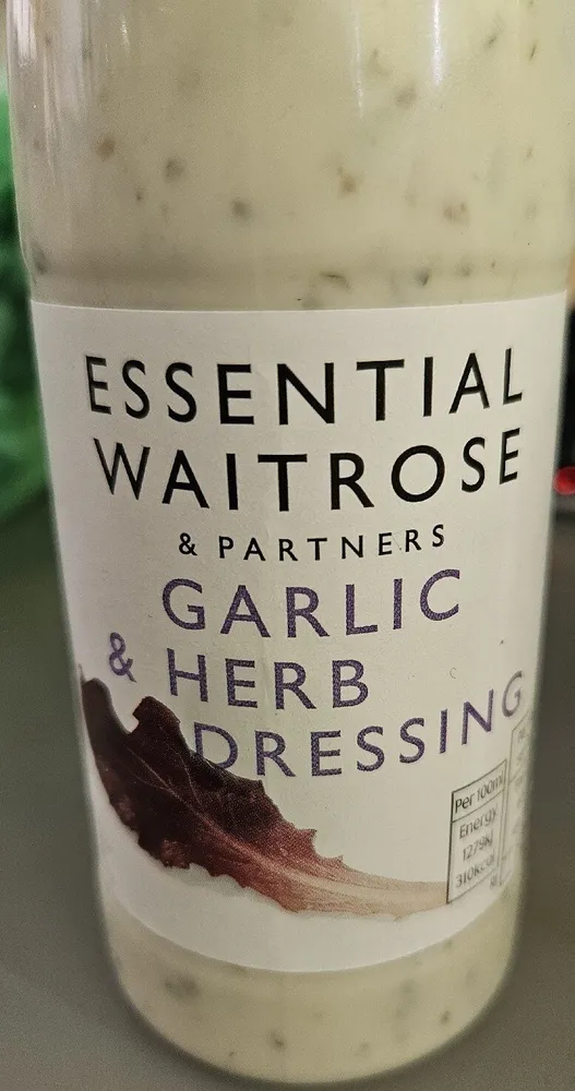 Essential Waitrose Garlic & Herb Dressing