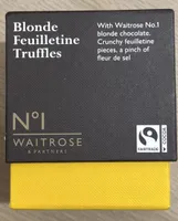 Blonde Feuilletine Truffles