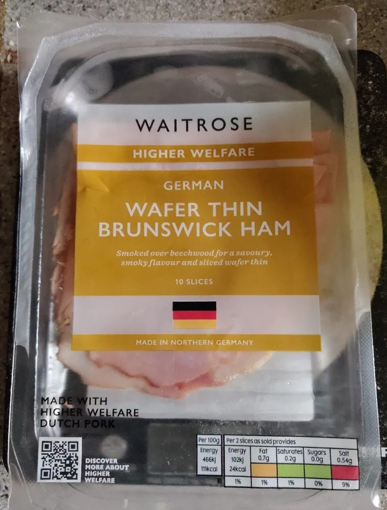 Wafer Thin German Brunswick Ham