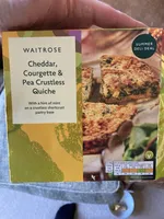 Cheddar Courgette And Pea Crustless Quiche