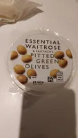 Pitted green olives