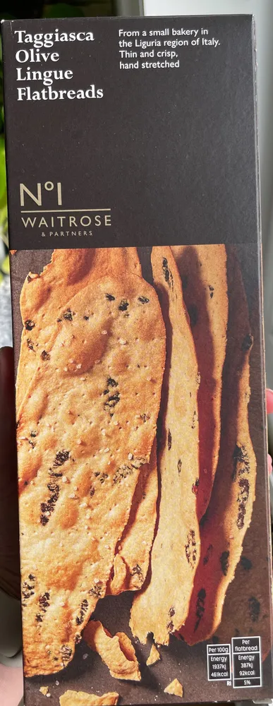 Taggiasca Olive Lingue Flatbreads