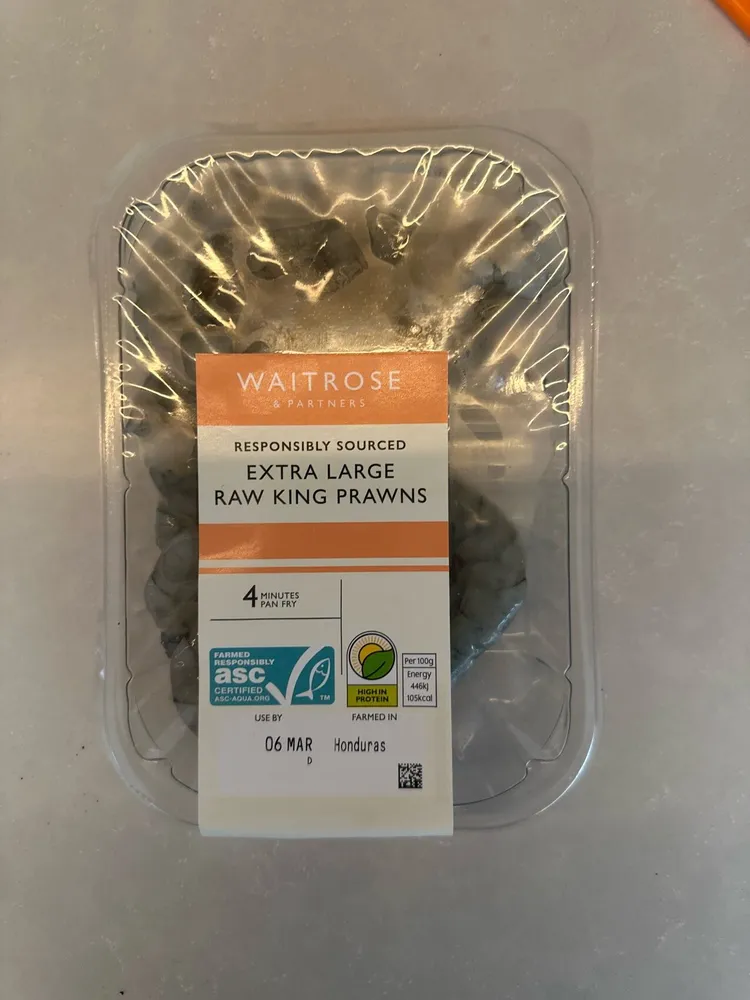 Extra Large Raw King Prawns
