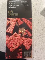 Beetroot & Pink Peppercorn Biscuits