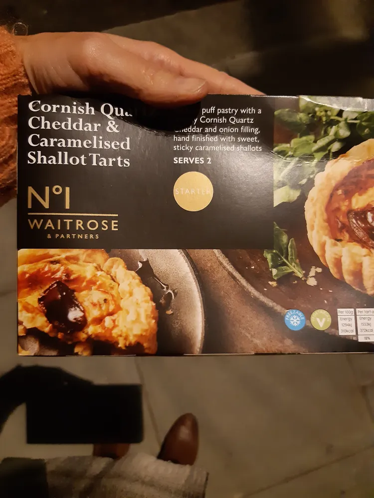 Cornish Quartz Cheddar And Caramelised Shallot Tart