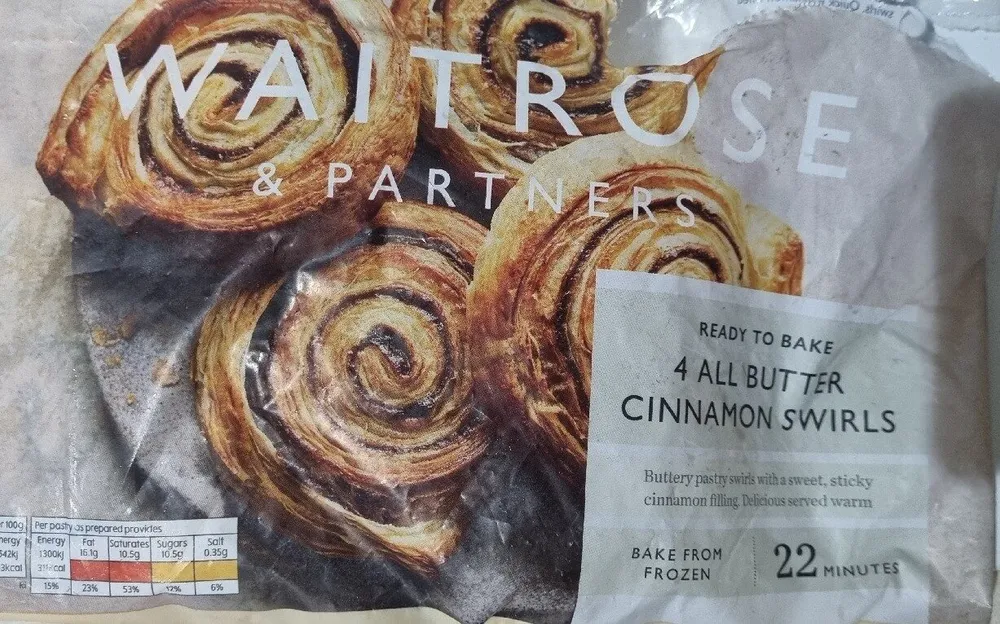 4 All Butter Cinnamon Swirls