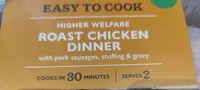 Roast chicken dinner