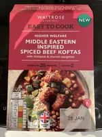 Middle Eastern Inspired Spices Beef Koftas