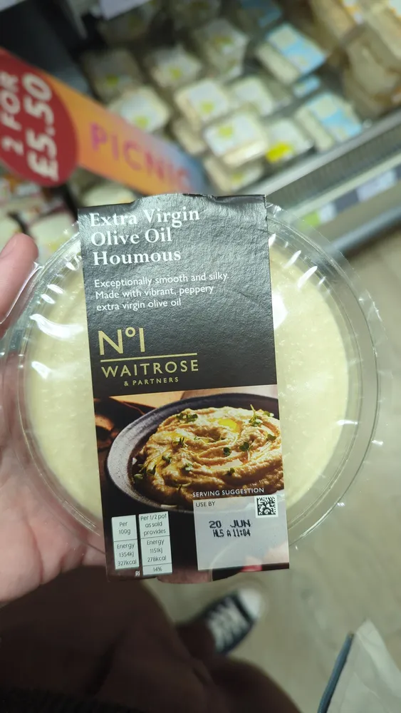Olive oil hummus