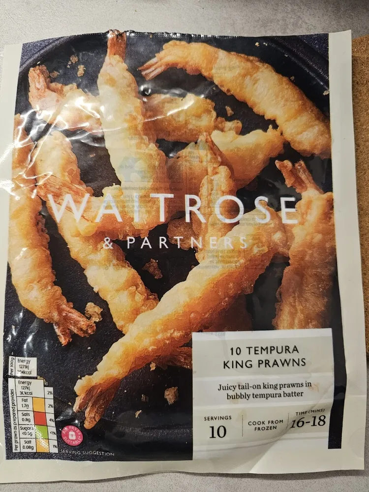 10 Tempura King Prawns
