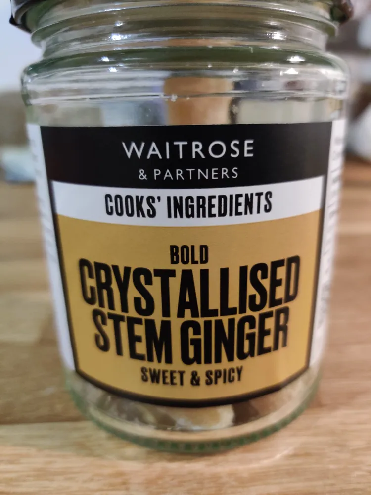 Crystallised stem ginger