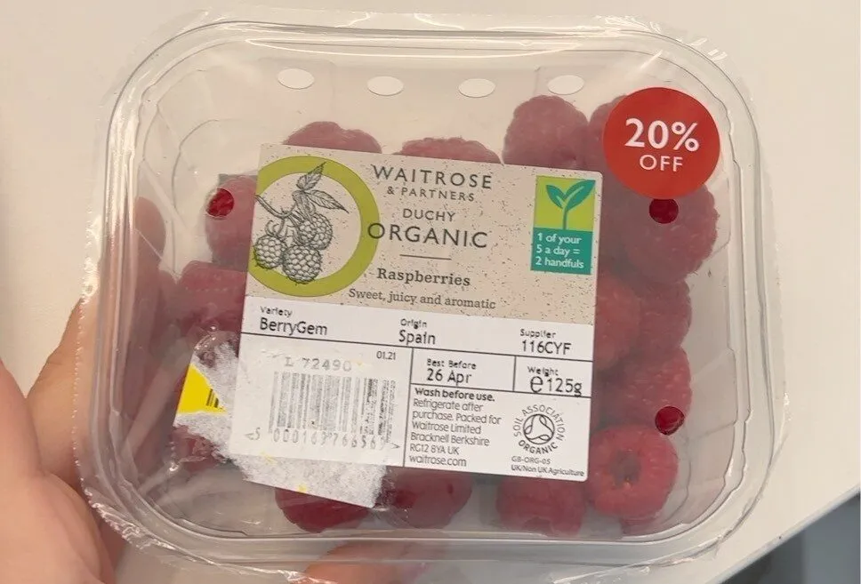 Organic Raspberries