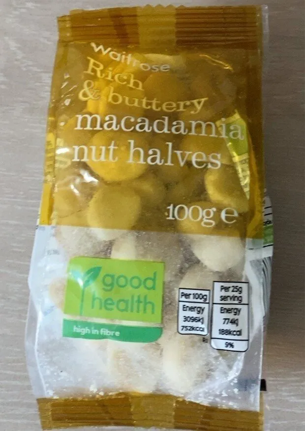 Rich & Buttery Macademia Nut Halves