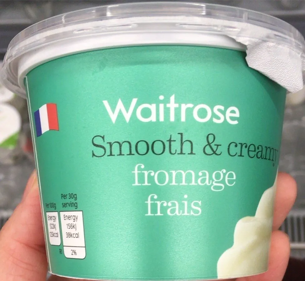 Smooth creamy fromage frais