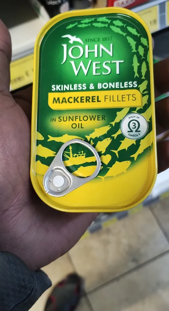 Mackerel fillets in sunflower oil