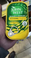 Mackerel fillets in sunflower oil
