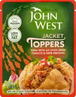 Jacket Toppers Tuna with an Oven Dried Tomato & Herb Dressing
