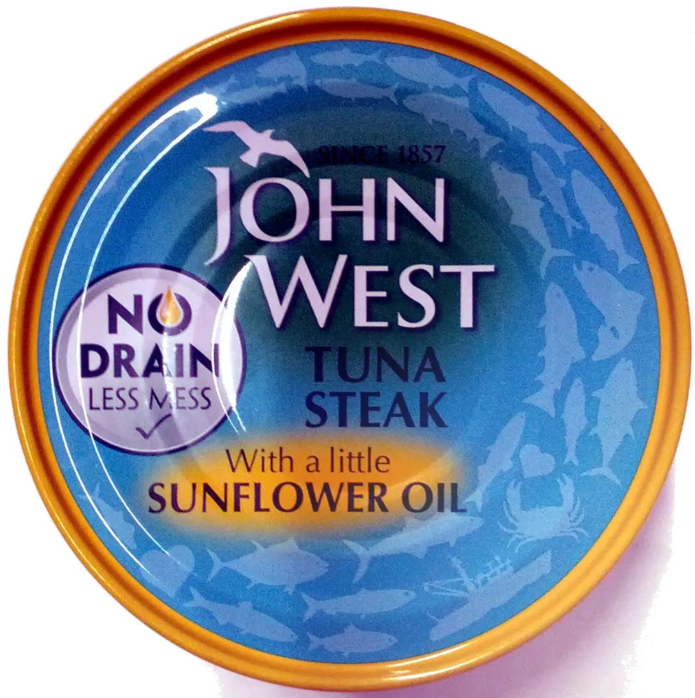 Tuna Steak with a little Sunflower Oil