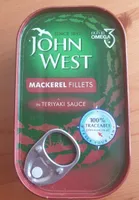 Mackerel fillets in teriyaki sauce