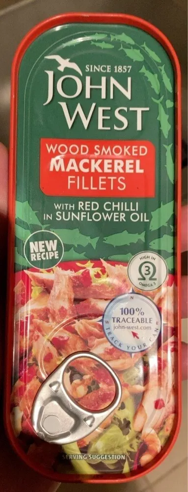 Wood smoked mackeral