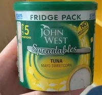 Tuna mayo sweetcorn spreadables