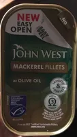 Mackerel fillet in olive oil
