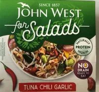 Salads tuna chili garlic