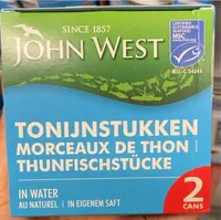 Morceaux de thon au naturel