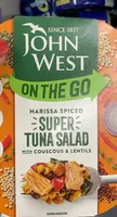 John west harissa spiced super tuna salad with couscous and lentil