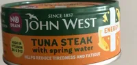 Tuna Steaks with spring water