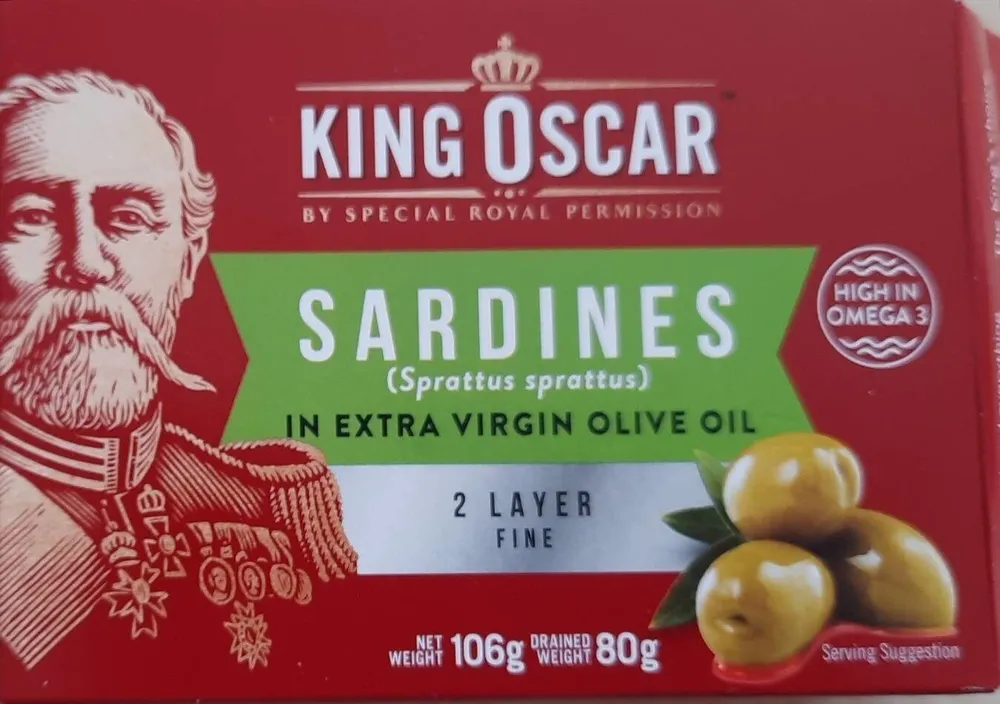 Sardines in extra virgin olive oil