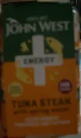 Tuna steak with spring water