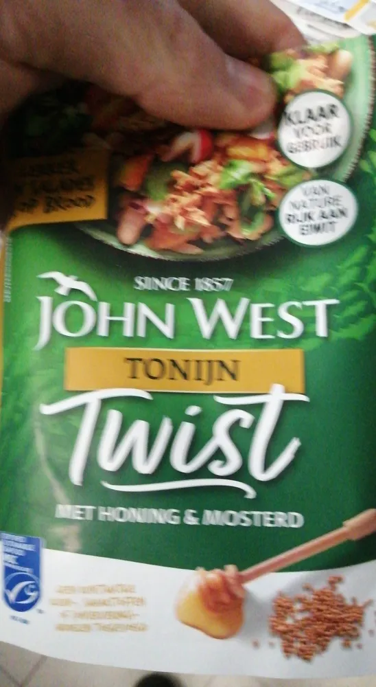 John West Twist tonijn met honing & mosterd