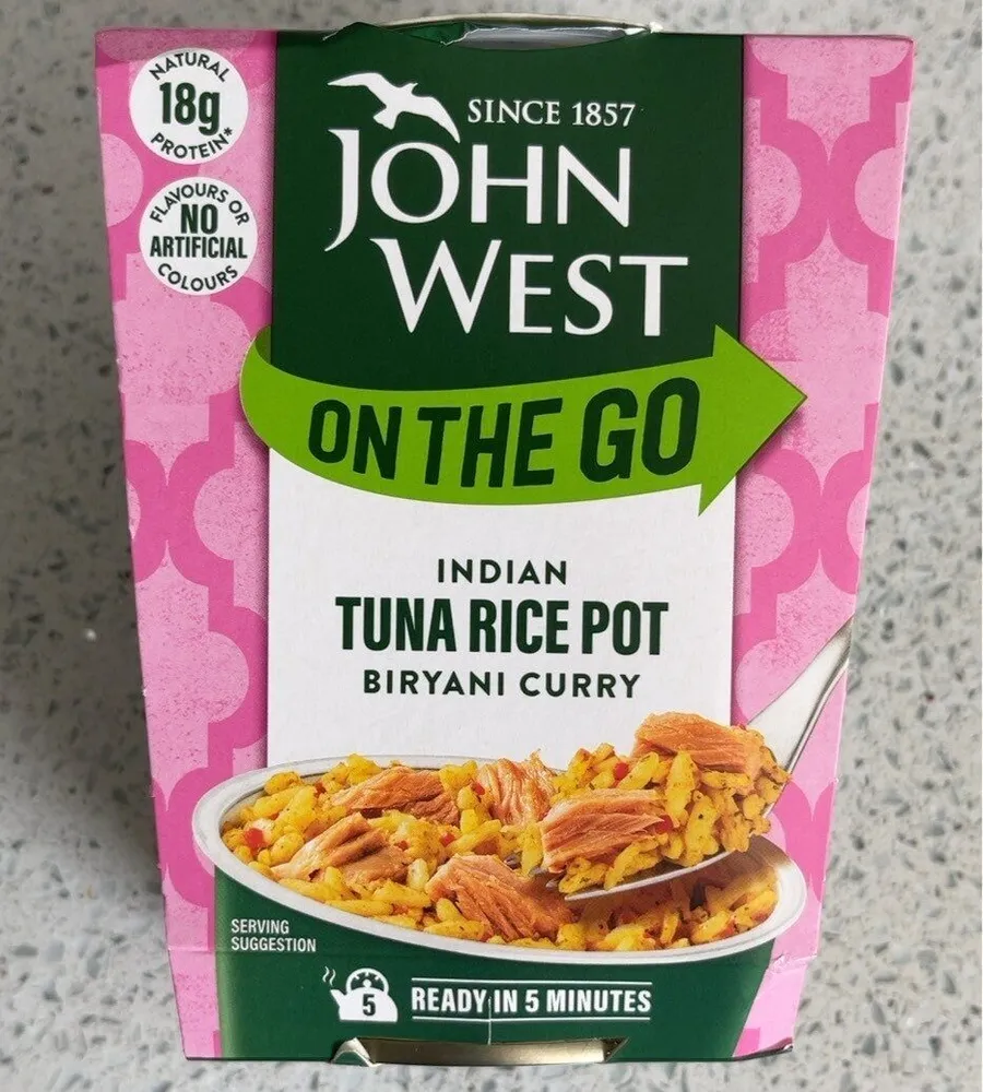Indian tuna  rice pot biryani curry